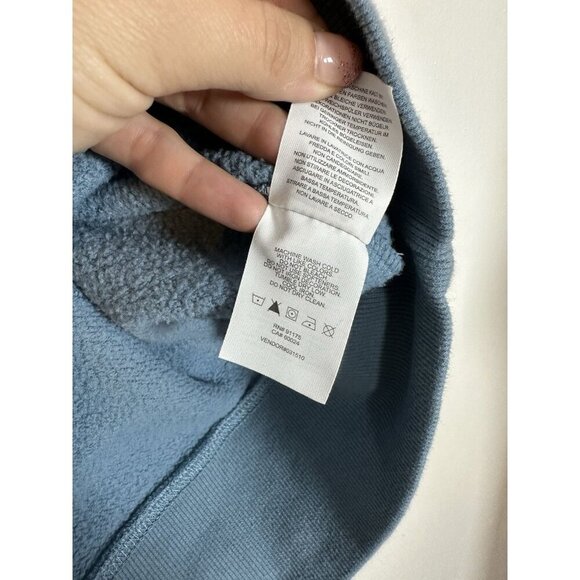 FILA Crew Neck Sweatshirt Womens XL Pullover Light Blue Springlake Logo Spring - Picture 6 of 10